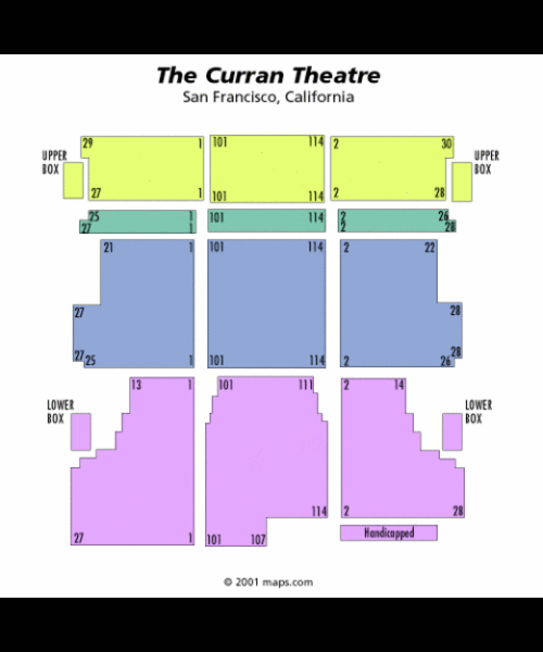 Curran Theater San Francisco Ca