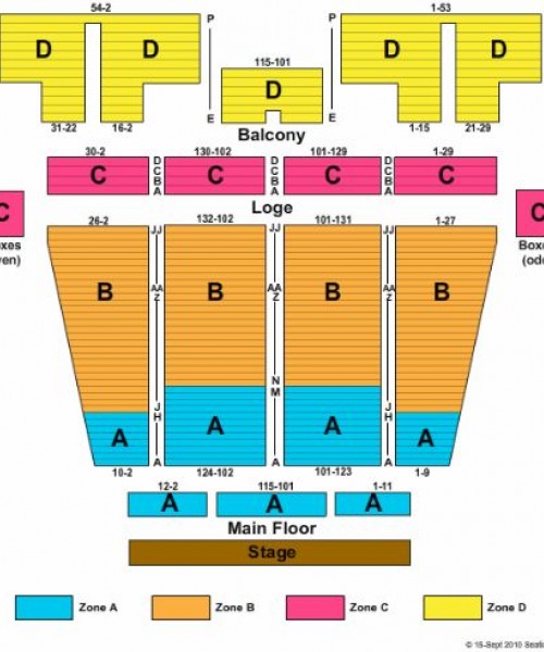 Stranahan Theater Toledo Seating Chart