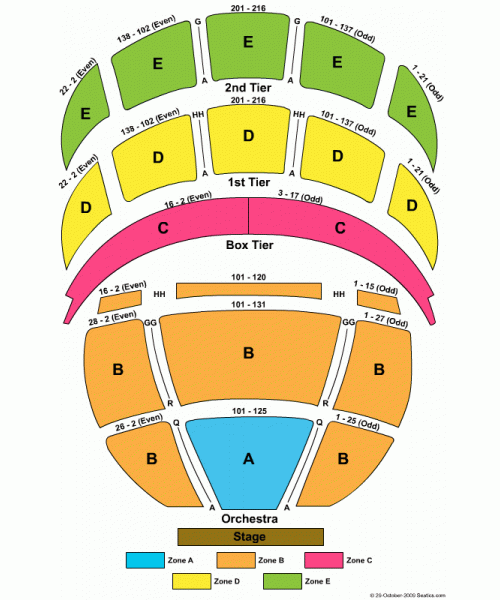 Seating Chart For Moulin