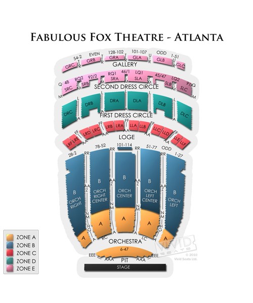 Fox Theatre Atlanta Ga Theatrical Index Broadway Off Touring Productions