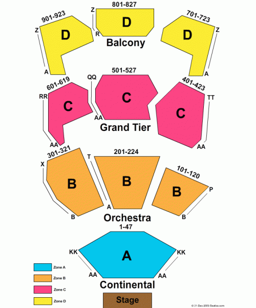Bjcc Concert Hall Seating Chart