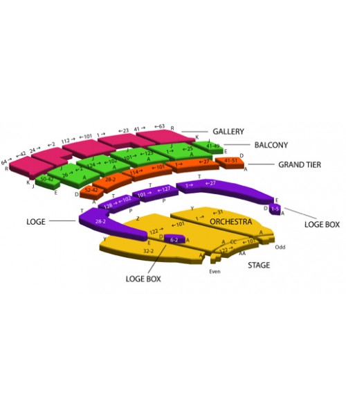 Orpheum Omaha Seating Chart