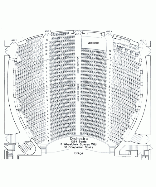Theatre Memphis Seating Chart