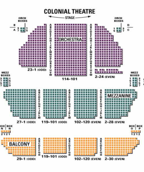 Moulin Boston Seating Chart