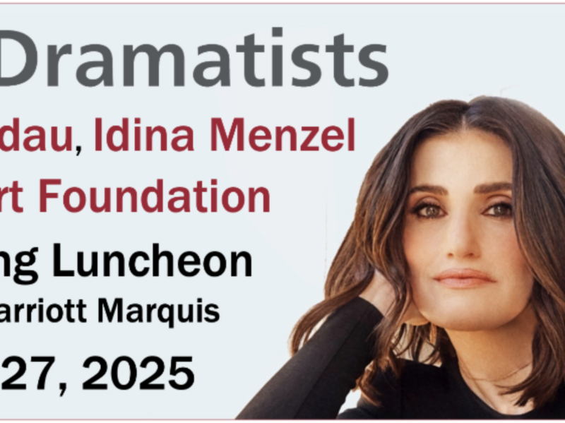 Tina Landau, Idina Menzel & The Shubert Foundation will be Honored at New Dramatists Luncheon