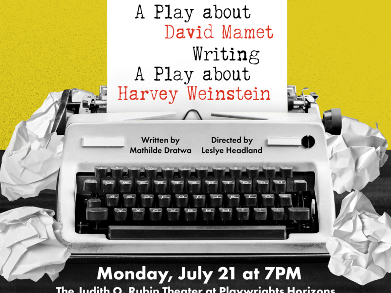  One-Night-Only Benefit Reading of "A Play About David Mamet Writing a Play About Harvey Weinstein" for NYCLU 