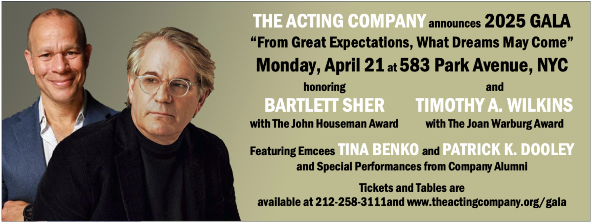 Image of The Acting Company 2025 Gala set for 4/21 article